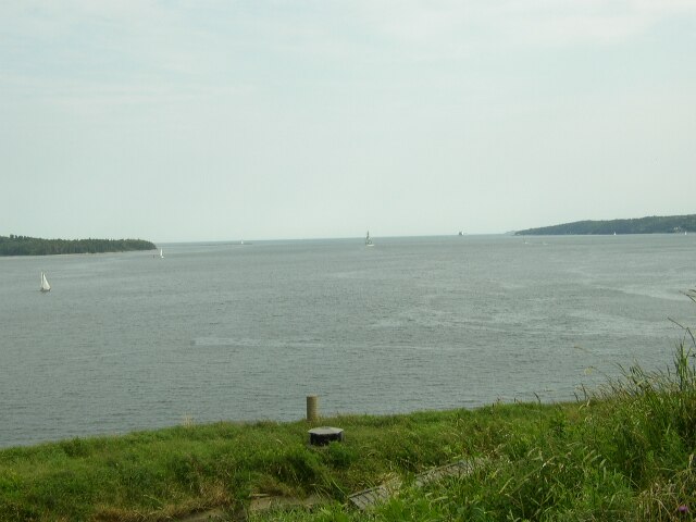 Entrance to Halifax Harbour as seen from Georges Island