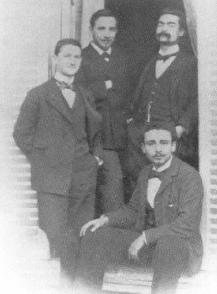 File:Enzo Pirandello,Luigi Pirandello and his friend 1888.jpg