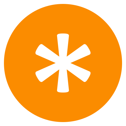 File:Eo circle orange white asterisk.svg