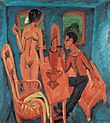 Ernst Ludwig Kirchner - Tower Room, Fehmarn (1913) 02.jpg