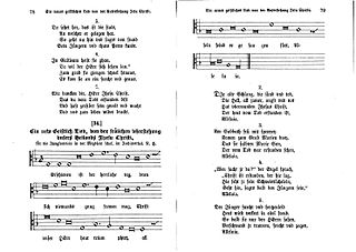 <span class="mw-page-title-main">Erschienen ist der herrlich Tag</span> German Easter hymn