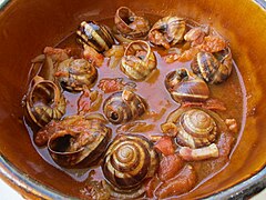 Escargots à la charentaise (variante).