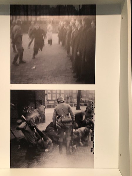 File:Exhibition The persecution of the Jews in photographs - razzia detail.jpg