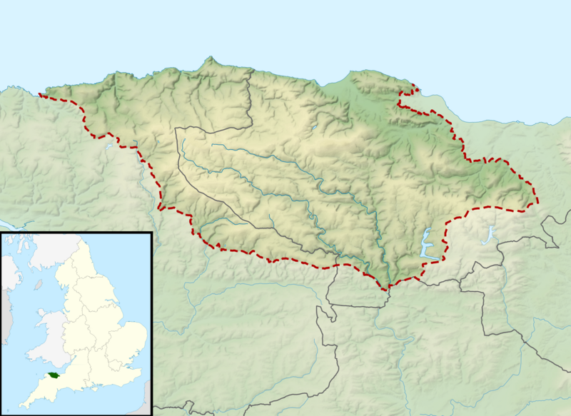 File:Exmoor National Park UK relief location map.png