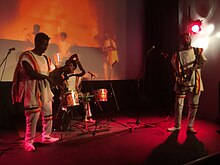 Fendika musicians at PhilaMOCA in 2018. Fendika at PhilaMOCA.jpg