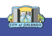 Orlando's first city flag (1980-2017) Flag of Orlando, Florida (1980-2017).gif
