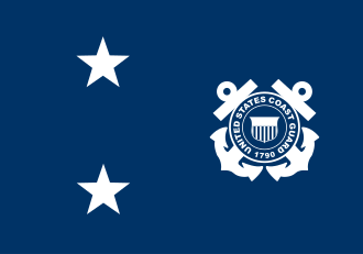 Flag of a Rear Admiral of the United States Coast Guard Flag of a United States Coast Guard rear admiral.svg
