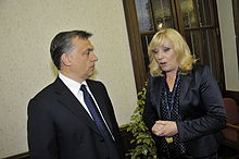 Radicova with Prime Minister of Hungary Viktor Orban, at an EPP summit in September 2010 Flickr - europeanpeoplesparty - EPP Summit September 2010 (154).jpg