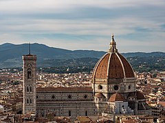 The Florence Cathedral (Florence, Italy), 1294–1436, by Arnolfo di Cambio, Filippo Brunelleschi and Emilio De Fabris