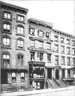 Fowler & Wells компаниясы 27 East 21st Street, NY, NY