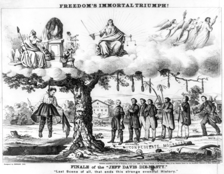 File:Freedoms Immortal Triumph Cartoon American Civil War cropped adjusted 01.png