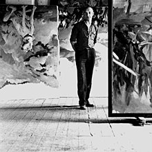 Georg Baselitz photographed by Lothar Wolleh, Mulheim, 1971 Georg Baselitz by Lothar Wolleh.jpg