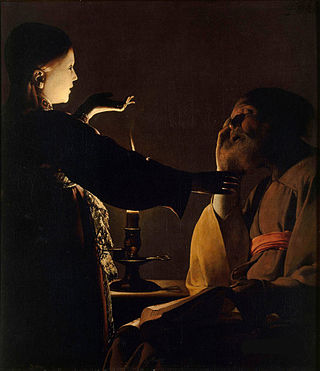 <i>The Dream of Saint Joseph</i> (La Tour) Painting by Georges de La Tour