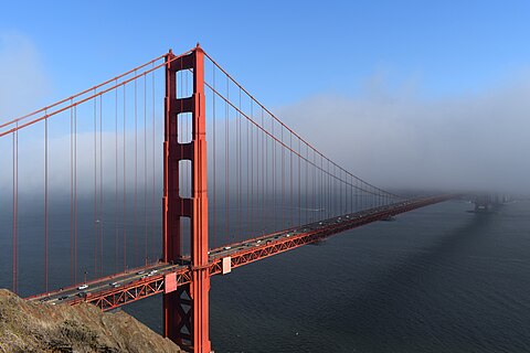 Golden Gate Bridge, view from north