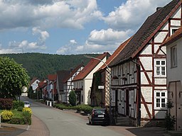 Untere Straße in Oberweser