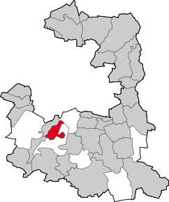 Poziția comunei Grünwald pe harta districtului München