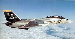 Grumman F-14A Tomcat of VF-84 in flight, circa in 1978.jpg