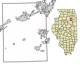 Grundy County Illinois Incorporated and Unincorporated areas Verona Highlighted.svg