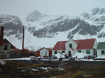 Le musée de la Géorgie du Sud situé à Grytviken en Géorgie du Sud.