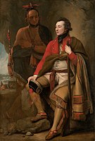 Бенджамін Вест. «Портрет полковника Гая Джонсона з індіанцем», 1776