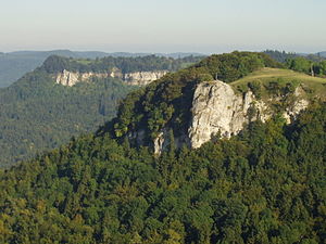 Lochenstein devant, Lochenhörnle derrière