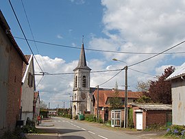 The church of Halloy