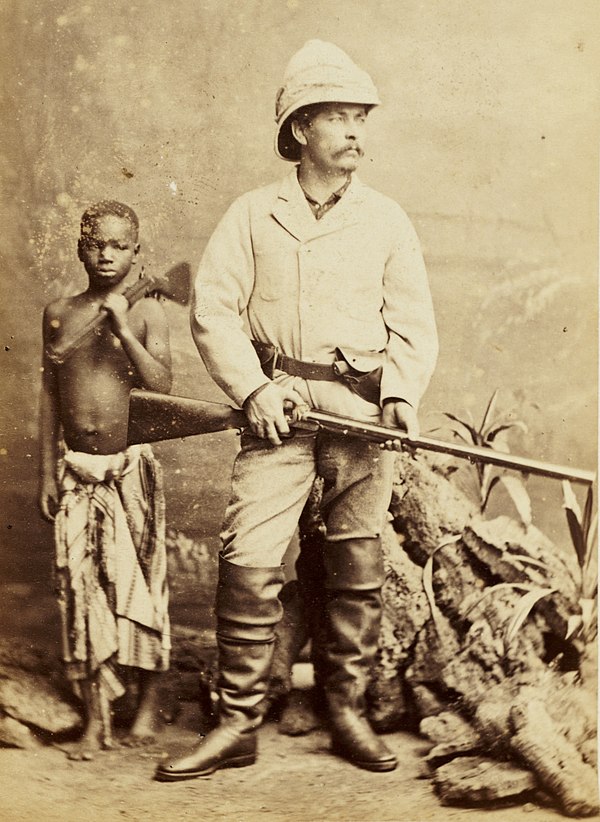 1872 Carte de visite – Stanley and Kalulu