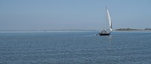 Hindeloopen, view of the IJsselmeer