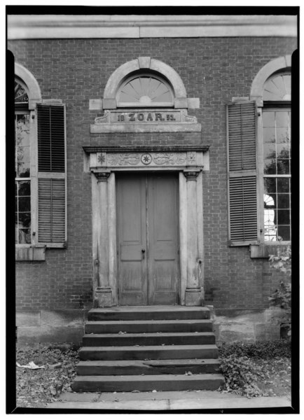 File:Historic American Buildings Survey, Carl Waite, Photographer November 2, 1936 DETAIL, NORTH ELEVATION. - Epsicopal Church, Main Street, Zoar, Tuscarawas County, OH HABS OHIO,79-ZOAR,3-2.tif