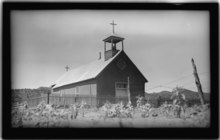 Santa Nina de Atoche church, Tijeras Plaza, Las Animas County, c.1934