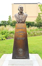 Memorial to John Houlding (1833-1902) outside Anfield on the 125th anniversary of Liverpool F.C. Houlding memorial, Liverpool FC 1.jpg