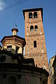 L'abside e il campanile medievale.