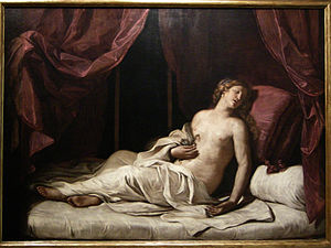 Le guercino, mort de cléopâtre.JPG