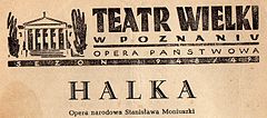 Opera Halka: Osoby, Treść, Dyskografia (także DVD Video)