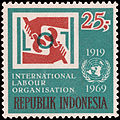 International Labour Organization, 25rp (1969).jpg