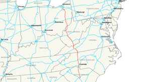 Directions To 77 South Interstate 77 - Simple English Wikipedia, The Free Encyclopedia