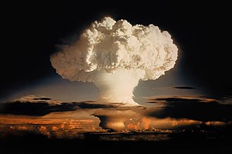 First large hydrogen bomb tested by the U.S.
