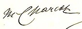 signature de Jean-Martin Charcot