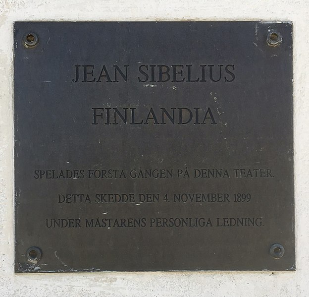 File:Jean Sibelius Finlandia 1899, Svenska Teatern, Helsingfors.jpg