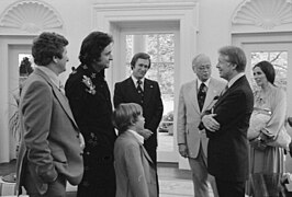 Avec Jimmy Carter (14 juin 1977)