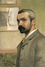 Thumbnail for File:Joseph Benwell Clark, self-portrait, 1889.jpg