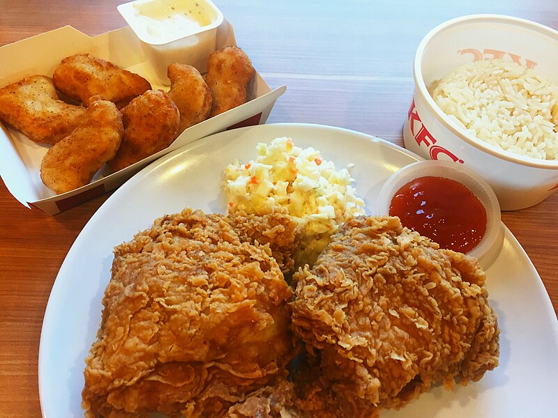 File:KFC Rice Set (Malaysia) and Chicken Nuggets.jpg