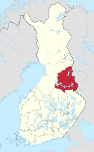 Kainuu in Finland.svg