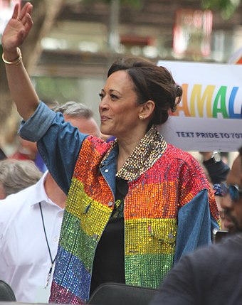 Harris at SF Pride Parade 2019