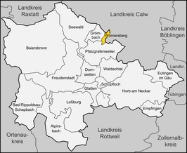 Kaart van Wörnersberg