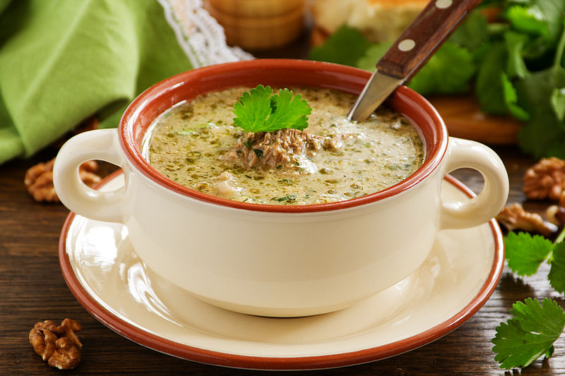 File:Kharcho soup of beef with walnuts and rice, Georgian cuisine (2).jpg