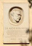 Alois Kieslinger - memorial plaque