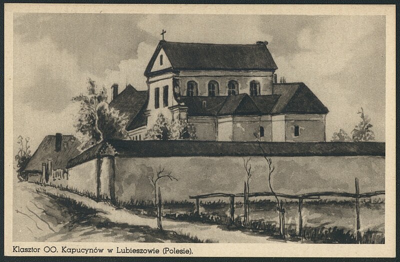 File:Klasztor OO. Kapucynów w Lubieszowie (Polesie).jpg