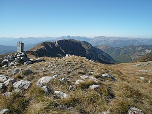 At the top of Ključ