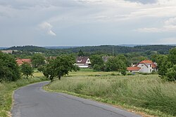 Blick in Richtung Kozárovice